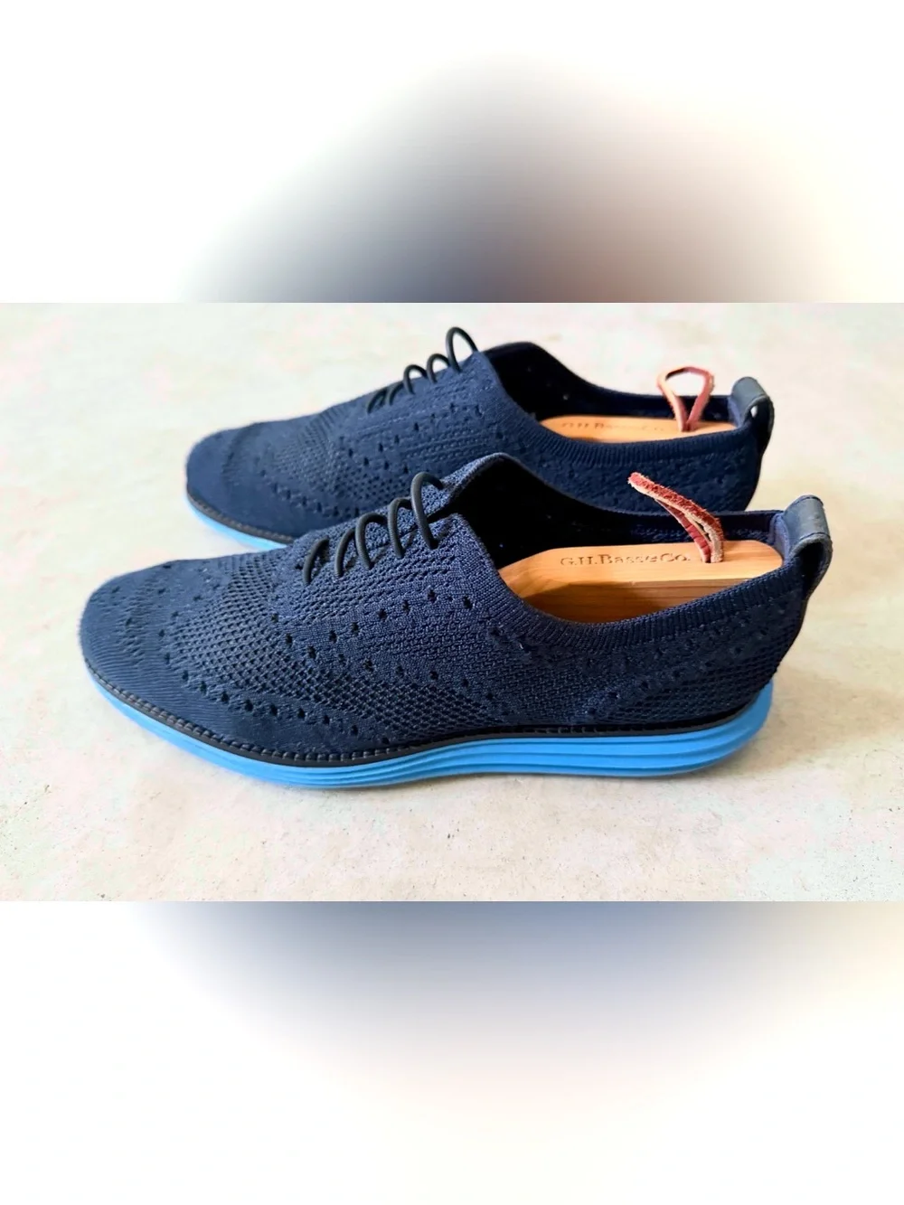 Cole Haan Men’s C30237 OriginalGrand Navy on Baby Blue 7.5 M